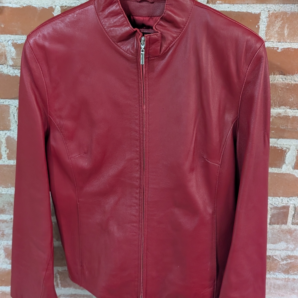 Vintage Wilsons Leather Bold Red Jacket